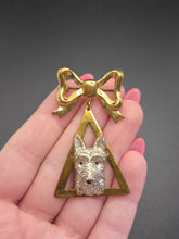 Load image into Gallery viewer, 1930s Art Deco Metal Dog Brooch
