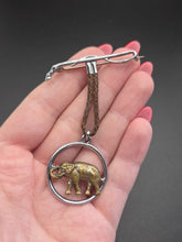 Load image into Gallery viewer, 1930s Art Deco Elephant Brooch
