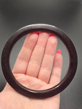 Load image into Gallery viewer, 1940s Dark Sheer Raspberry Red Bakelite Bangle
