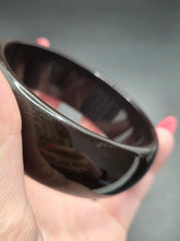 Load image into Gallery viewer, 1940s Chunky Dark Green Bakelite Bangle B
