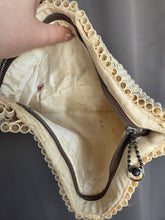 Load image into Gallery viewer, 1940s Rare Cream Tube Plasticflex Clutch Bag
