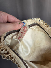 Load image into Gallery viewer, 1940s Rare Cream Tube Plasticflex Clutch Bag
