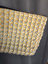 Load image into Gallery viewer, 1940s Rare Pale Yellow and Cream Plasticflex Clutch Bag
