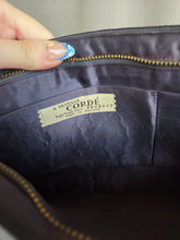 Load image into Gallery viewer, 1940s Navy Blue Corde Clutch Bag
