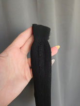 Load image into Gallery viewer, 1940s Black Unusual Shape Corde Bag
