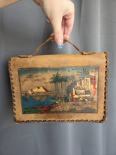 Load image into Gallery viewer, 1940s Bright Egyptian Tourist Bag

