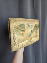 Load image into Gallery viewer, 1940s Japanese Tourist Clutch Bag With Celluloid Elephants
