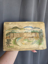 Load image into Gallery viewer, 1940s Japanese Tourist Clutch Bag With Celluloid Elephants
