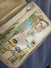 Load image into Gallery viewer, 1940s Japanese Tourist Clutch Bag With Celluloid Elephants
