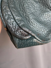 Load image into Gallery viewer, 1940s Dark Green Leather Bag
