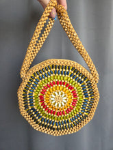 Load image into Gallery viewer, 1930s Czech Multicoloured Beaded Round Bag
