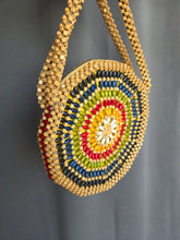 Load image into Gallery viewer, 1930s Czech Multicoloured Beaded Round Bag
