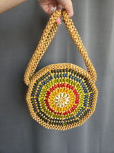 Load image into Gallery viewer, 1930s Czech Multicoloured Beaded Round Bag
