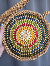 Load image into Gallery viewer, 1930s Czech Multicoloured Beaded Round Bag
