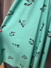 Load image into Gallery viewer, 1940s Turquoise Blue Elephant Print Sun Dress and Bolero Set
