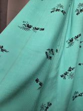 Load image into Gallery viewer, 1940s Turquoise Blue Elephant Print Sun Dress and Bolero Set
