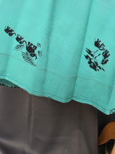 Load image into Gallery viewer, 1940s Turquoise Blue Elephant Print Sun Dress and Bolero Set
