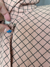 Load image into Gallery viewer, 1940s Pink Checked And Black Colour Block Dress
