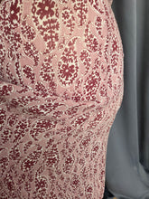 Load image into Gallery viewer, 1940s Brown and Beige Floral Paisley Print Dress
