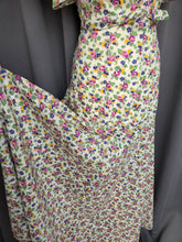 Load image into Gallery viewer, 1930s Rare Floral Garden Party Dress With Mutton Sleeves
