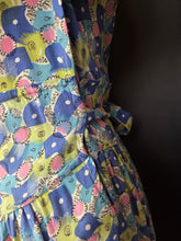Load image into Gallery viewer, 1940s Bright Colourful Spot Abstract Dress
