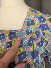 Load image into Gallery viewer, 1940s Bright Colourful Spot Abstract Dress
