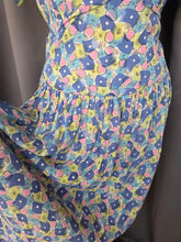 Load image into Gallery viewer, 1940s Bright Colourful Spot Abstract Dress
