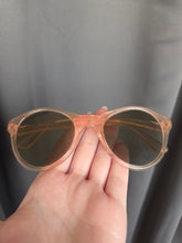 Load image into Gallery viewer, 1940s Clear Pale Pink Sunglasses
