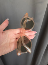 Load image into Gallery viewer, 1940s Clear Pale Pink Sunglasses
