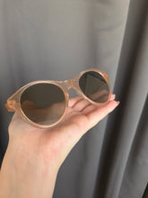 Load image into Gallery viewer, 1940s Clear Pale Pink Sunglasses
