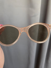 Load image into Gallery viewer, 1940s Clear Pale Pink Sunglasses
