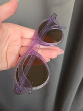 Load image into Gallery viewer, 1940s Bright Purple Celluloid Sunglasses

