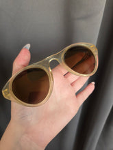 Load image into Gallery viewer, 1940s Bright Yellow Celluloid Sunglasses
