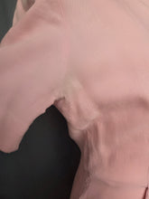 Load image into Gallery viewer, 1940s Pink Moygashel Zip Front Dress
