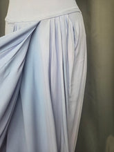 Load image into Gallery viewer, 1940s Lilac Crepe Wrap Front Long Dress
