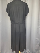 Load image into Gallery viewer, 1940s Black Layered Cocktail Dress
