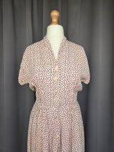 Load image into Gallery viewer, 1940s Rare Red, White and Blue French Flag Dress
