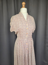 Load image into Gallery viewer, 1940s Rare Red, White and Blue French Flag Dress
