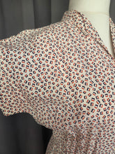 Load image into Gallery viewer, 1940s Rare Red, White and Blue French Flag Dress
