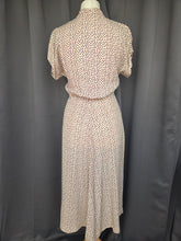 Load image into Gallery viewer, 1940s Rare Red, White and Blue French Flag Dress
