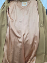 Load image into Gallery viewer, 1940s Dark Yellow Wool Swing Coat
