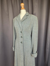 Load image into Gallery viewer, 1940s Duck Egg Blue Flecked Coat
