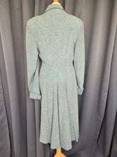 Load image into Gallery viewer, 1940s Duck Egg Blue Flecked Coat
