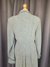 Load image into Gallery viewer, 1940s Duck Egg Blue Flecked Coat
