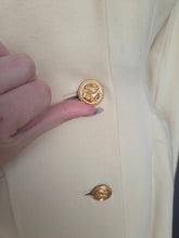 Load image into Gallery viewer, 1940s Cream Sailor Coat With Nautical Collar Back and Buttons

