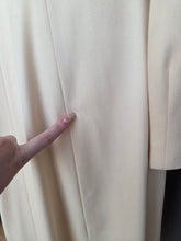 Load image into Gallery viewer, 1940s Cream Sailor Coat With Nautical Collar Back and Buttons

