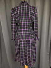 Load image into Gallery viewer, 1940s Purple and Black Check Suit
