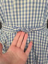 Load image into Gallery viewer, 1940s Blue and White Gingham Summer Suit
