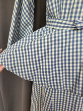 Load image into Gallery viewer, 1940s Blue and White Gingham Summer Suit
