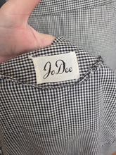Load image into Gallery viewer, 1940s Black and White Gingham Pom Pom Summer Suit
